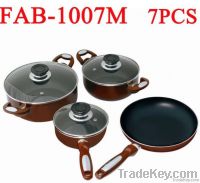 7pcs Aluminum Non-Stick Cookware Set