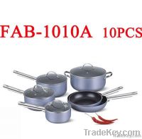 10pcs Aluminum Non-Stick Cookware Set