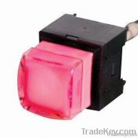 Illuminated Pushbutton Switch with Tactile or Non-tactile Feel and Mul