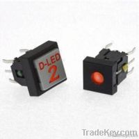 Illuminated Tactile Switches with Multiple Cap Options