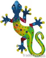 Handpainted Metal Craft-Gecko