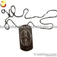 Metal blank dog tag