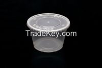 Disposable plastic PP container