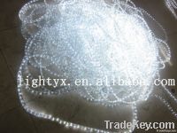 White three wires flat LED rope light