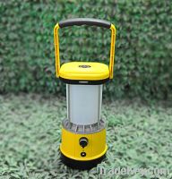 8 LED Solar Power Super Bright Camping Light with USB Charger