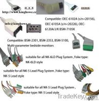 Patient Monitor ECG Cable And Leadwires for NIHON KOHDEN, CB-71308P