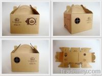 Kraft paper cake box