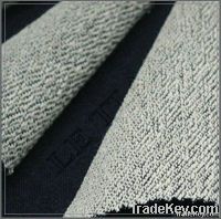 Knitted fleece denim fabric