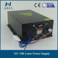 Original 80w black laser power supply for laser tubes HY-T80