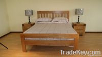 solid oak bed
