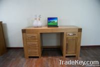 double pedestal desk, dresser table