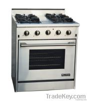 Gas cooking range