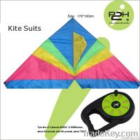 IP2H kite suits/Triangel kite+kite reel+kite line 170*100cm