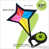 IP2H kite suits/Diamond kite+kite reel+kite line 218*155cm