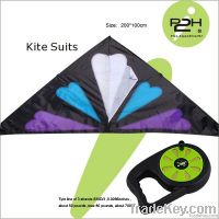 IP2H kite suits/Triangel kite+kite reel+kite line 200*110cm