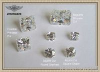 high quality diamond cut cubic zirconia