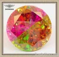 high quality multi-color cubic zirconia