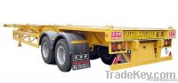 Two Axles Low Skeleton Semi-Trailer