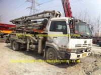 Sell used Mitsubishi truck-mounted concrete pump 30M 99