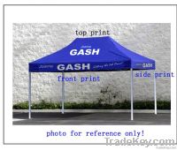 folding aluminum advertising gazebo, advertising marquee