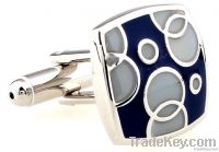 Rhodium-plated Cufflinks