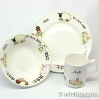 kid porcelain dinnerware