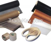 high temperature fbaric Teflon coated fiberglass fabric