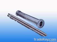 parallel twin screw and barrel for used plastic extruder/pp/pvc