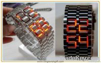 2012 Newest fashionable style Iron Lava LED watch LW0008