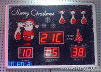LED countdown digital clock as christmas gift