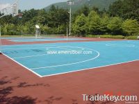 Playground rubber floor: