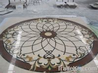 waterjet medallion floor tiles