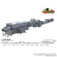 SP-I vegetable fruits processing line for quick freezing