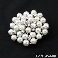 Alloy Pearl Rhinestone Brooches