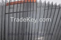 Gray Fiberglass Folding Screen