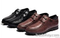 2012 New Arrival Christmas Gift Men Fashion Leather shoes (small order