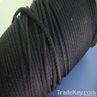 Black cotton ball string