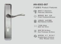 Deluxe SUS304 Entrance Door Lock Lockset with Lever