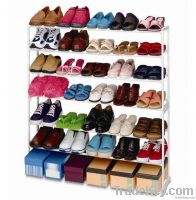 Seven tier adjustable shoe cabinet