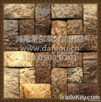 eco-friendly coconut mosaic tiles, coco shell tiles, coco panels