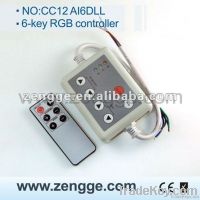 touching 6keys remote control infrared RBG LED controller