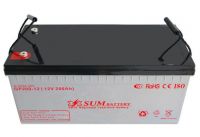 Lead acid battery 12V 200Ah for UPS use