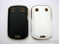 blackberry 9900 accessories, gilded stick to leather case