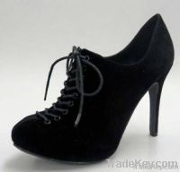 kitten heel black fashion shoes