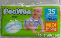 Poowee baby diaper(good quality and really low price)