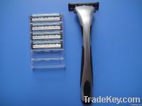 Three Razor Blade Cartridge