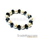 crystal and pearl bracelet