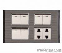 6gang wall switch and double socket