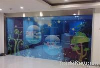 perforated vinyl shop window decoration vinyl printing