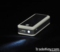 Portable charger with LED torch 5200mAh